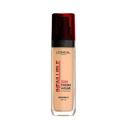 L’Oréal Paris Makeup Infaillible 32H Freshwear Longwear Liquid Foundation, Vitamin C, SPF25