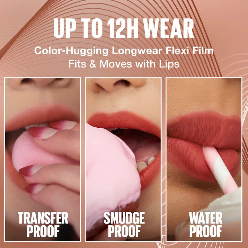 Maybelline Super Stay Teddy Tint Soft Blurred Matte Lip Tint | 12h Longwear, Transfer proof - Belle à Merveille