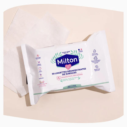 MILTON ANTIBACTERIAL SURFACE WIPES