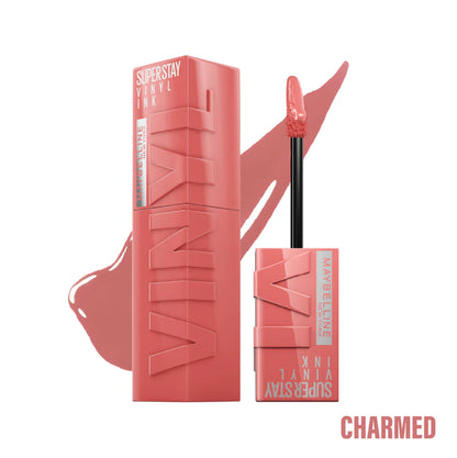 Maybelline New York Super Stay Vinyl Ink Long lasting 16 Hour Wear, No Budge, Instant Shine Lipstick - Belle à Merveille