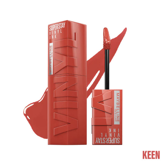 Maybelline New York Super Stay Vinyl Ink Long lasting 16 Hour Wear, No Budge, Instant Shine Lipstick - Belle à Merveille