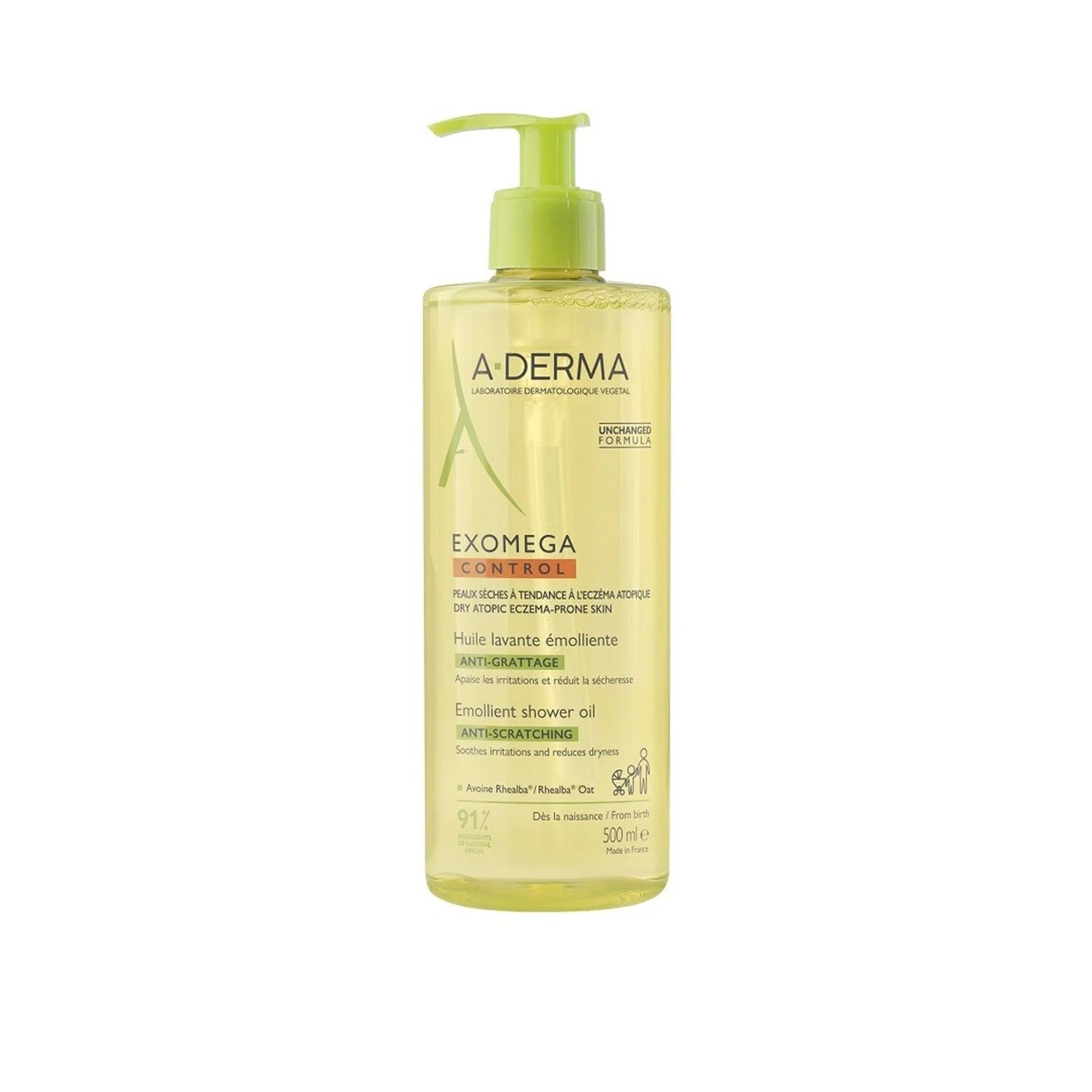 Exomega Control Emollient Shower Oil 500ml - Belle à Merveille