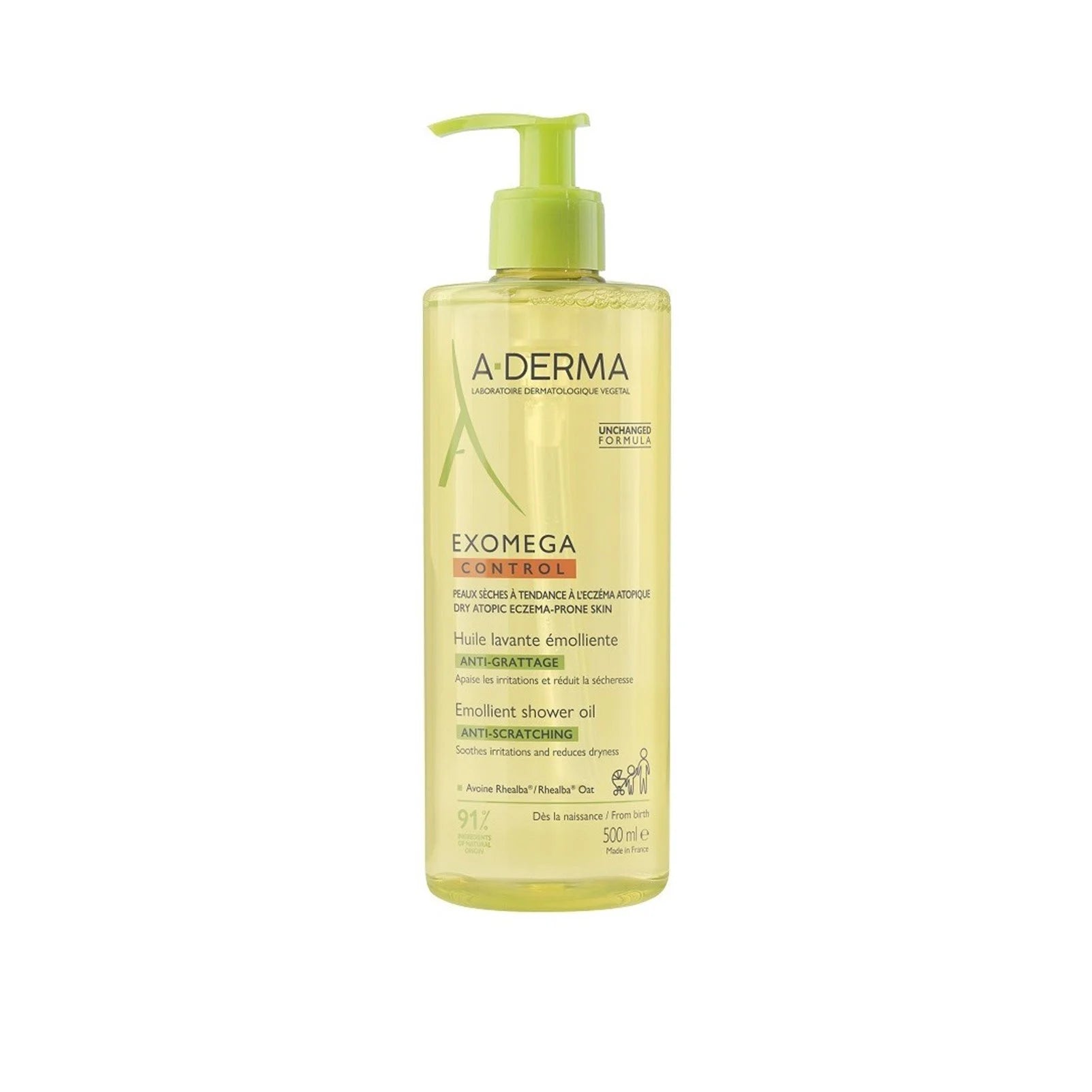 Exomega Control Emollient Shower Oil 500ml - Belle à Merveille