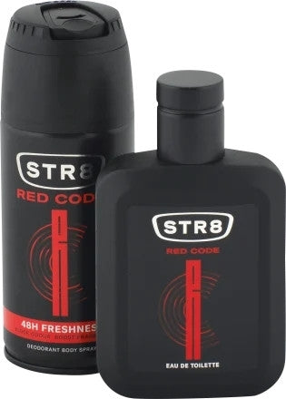 STR8 - Red Homme Eau de Toilette Coffret 100 ml + Deodorant 150 ml (Pouch)