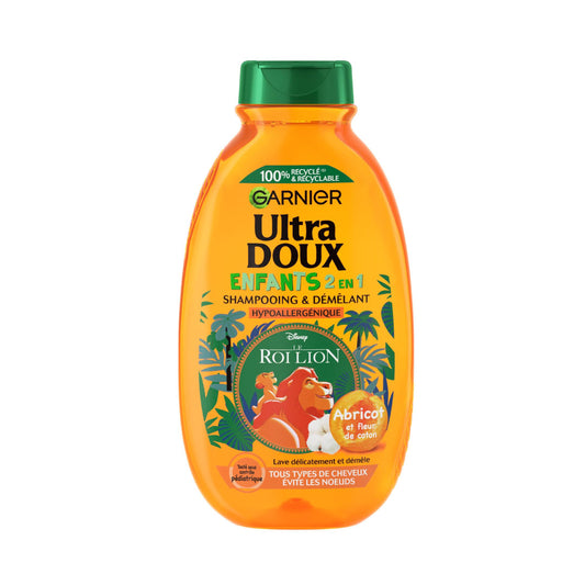 Ultra Doux - Children - with Apricot and Cotton Flower - Shampoo 2 in 1 400 ml