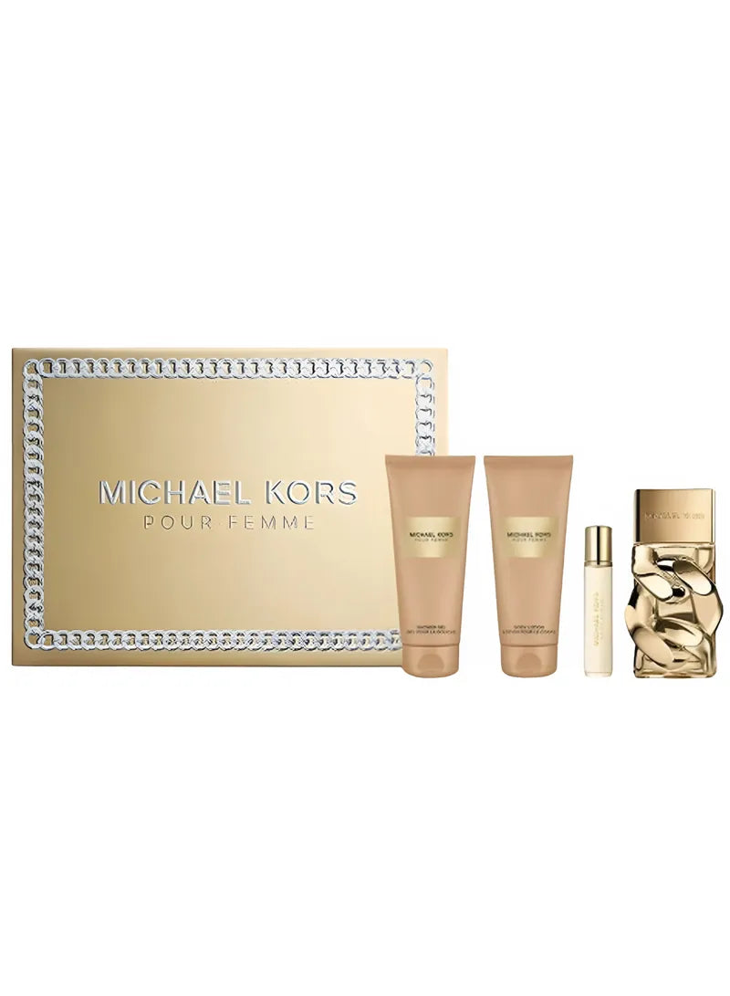 Michael Kors – Pour Femme Coffret Eau de Parfum 100 ml + 10 ml + Shower Gel / Body Lotion 100 ml
