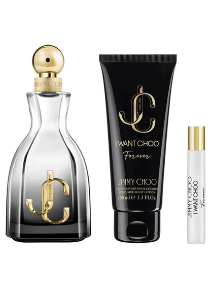 Jimmy Choo – I Want Choo Forever Femme Eau de Parfum Coffret 100 ml + 7.5 ml + Body Lotion 100 ml