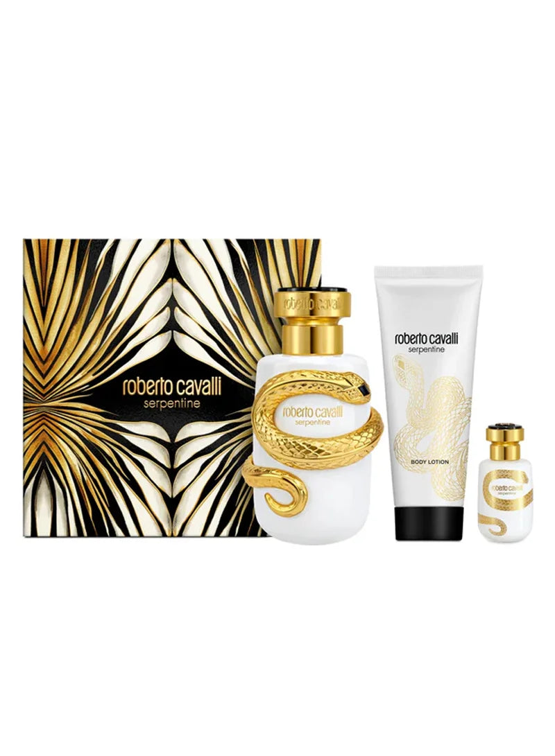 Roberto Cavalli – Serpentine Parfum Set 100 ml + 7.5 ml + 100 ml Body Lotion