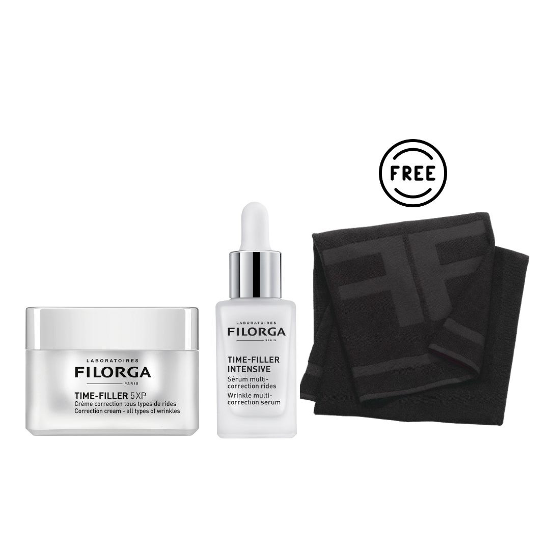 Time Filler Cream + Time Filler Intensive Serum + Free Filorga Bath Towel - Belle à Merveille
