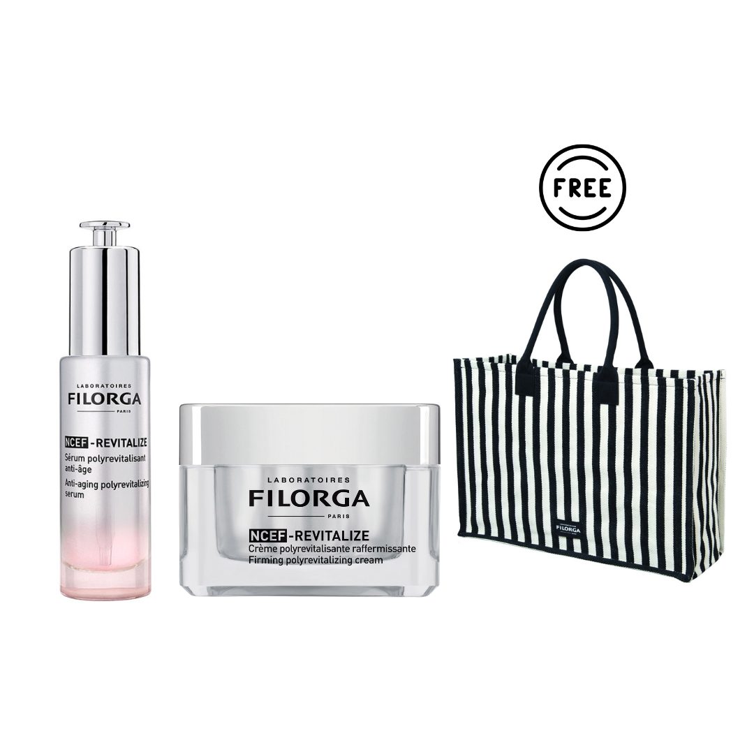 NCEF Revitalize Cream + NCEF Revitalize Serum + Free Filorga Summer Bag - Belle à Merveille