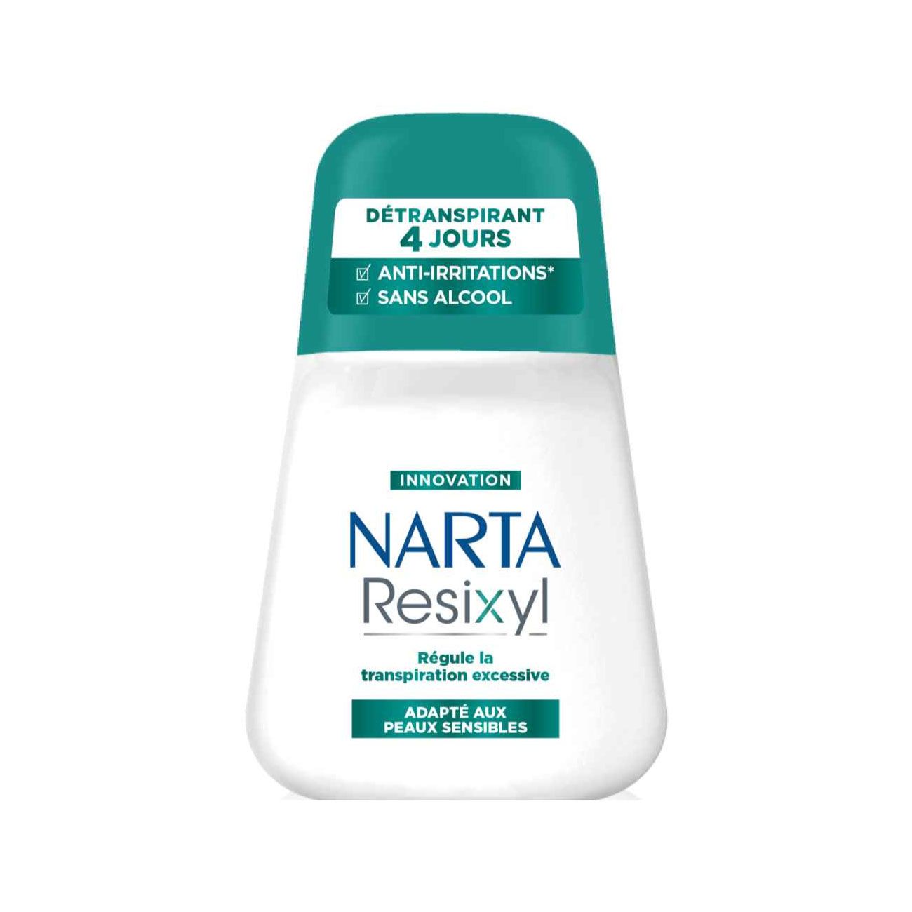 Narta - Resixyl - Roll On Deodorant for Sensitive Skin & Excessive Sweating - 48H Anti-Perspirant Protection - For Women - 50ml - Belle à Merveille