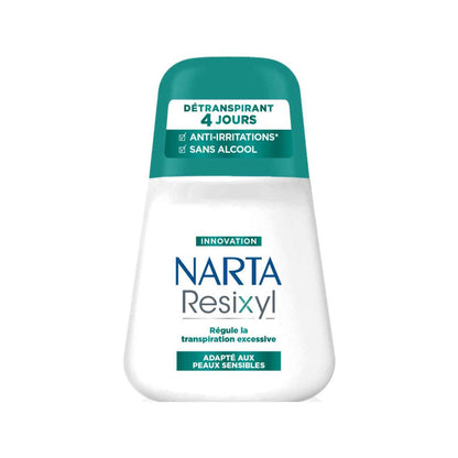 Narta - Resixyl - Roll On Deodorant for Sensitive Skin & Excessive Sweating - 48H Anti-Perspirant Protection - For Women - 50ml - Belle à Merveille