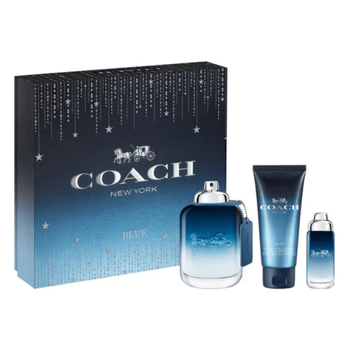Coach – Blue Homme Set Eau de Toilette 100 ml + 15 ml + Shower Gel 100 ml
