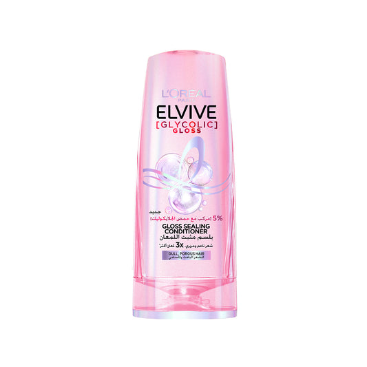 L’Oréal Paris, Elvive, Glycolic Gloss Conditioner, Glossing treatment, 5% [Gloss Complex] with Glycolic Acid, 200ml