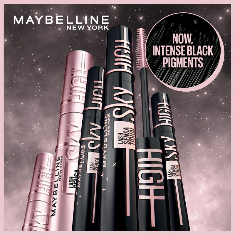 Maybelline New York Lash Sensational Cosmic Black Sky High Volumizing & Lengthening Intense Black - Belle à Merveille