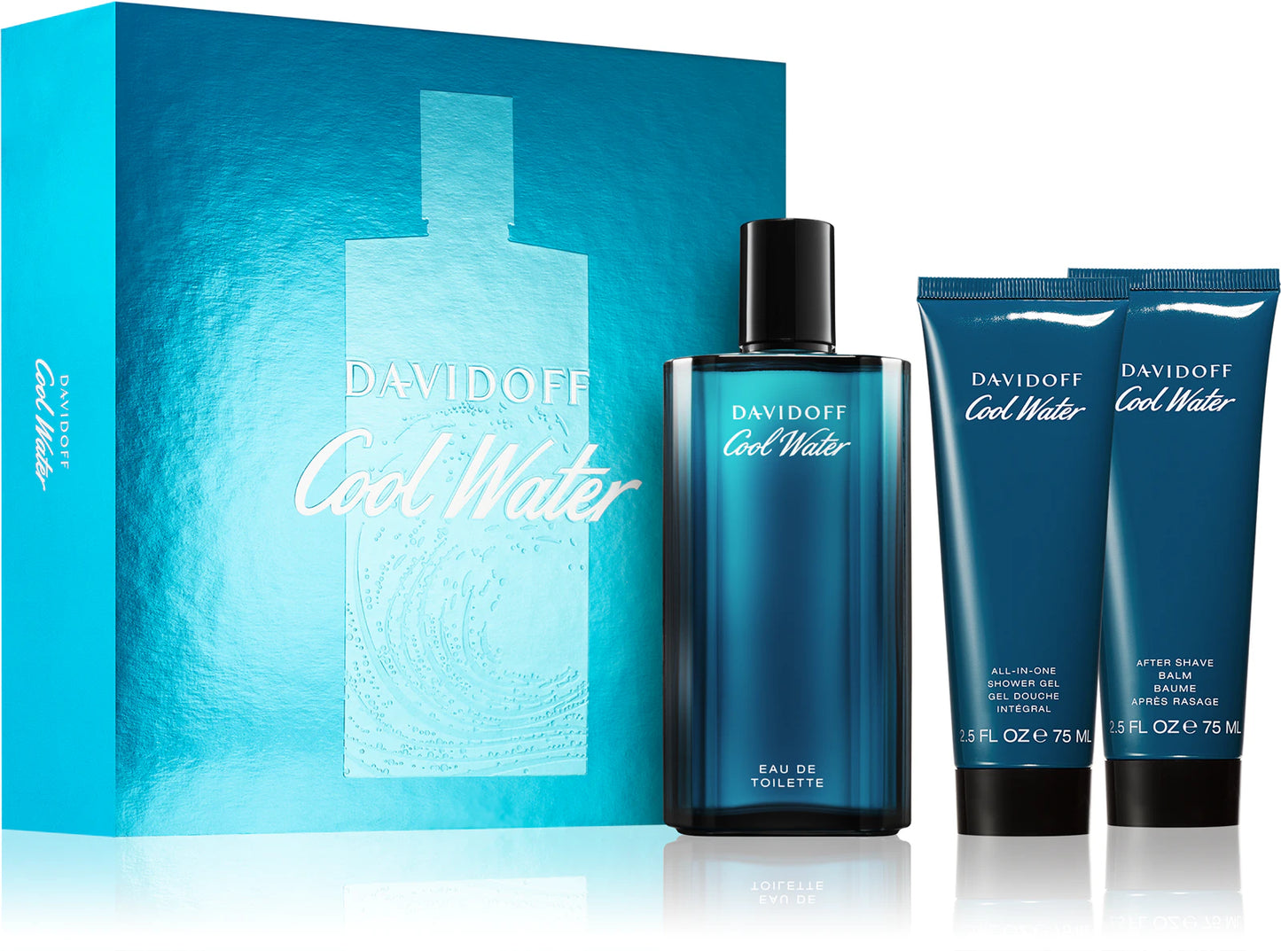 Davidoff - Cool Water Homme Eau de Toilette Coffret 125 ml + After Shave / Shower Gel 75 ml