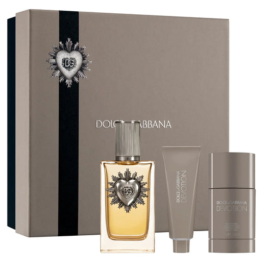 Dolce & Gabbana – Devotion Pour Homme Set Eau de Parfum 100 ml + Shower Gel 50 ml + Stick