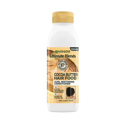 Garnier Ultra Doux Cocoa Butter Vegan Hair Food Conditioner for curly hair - Belle à Merveille
