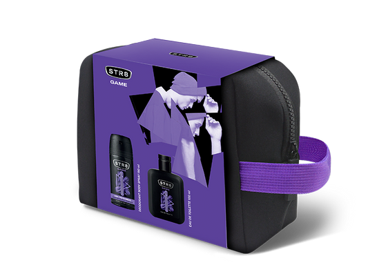 STR8 - Game Homme Eau de Toilette Coffret 100 ml + Pouch + Deodorant 150 ml