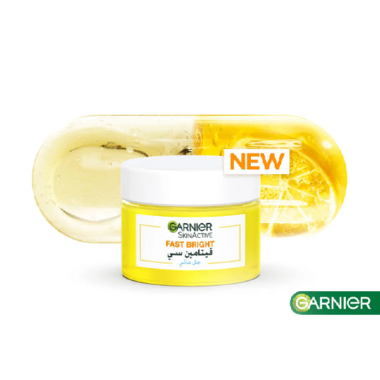 Garnier - Skin Active - Fast Bright - Vitamin C Water Gel Moisturizer - 48 Hours Hydration - Anti Dark Spots - 30 ML