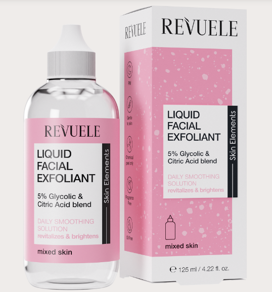 Liquid Facial Exfoliant 5 % Glycolic and Citric Acid Blend