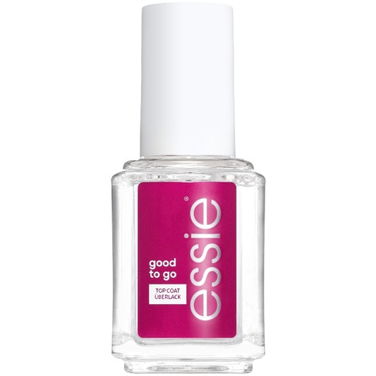 Essie nail care Good to Go Top Coat, Fast Dry + Shine Nail Polish, vegan formula