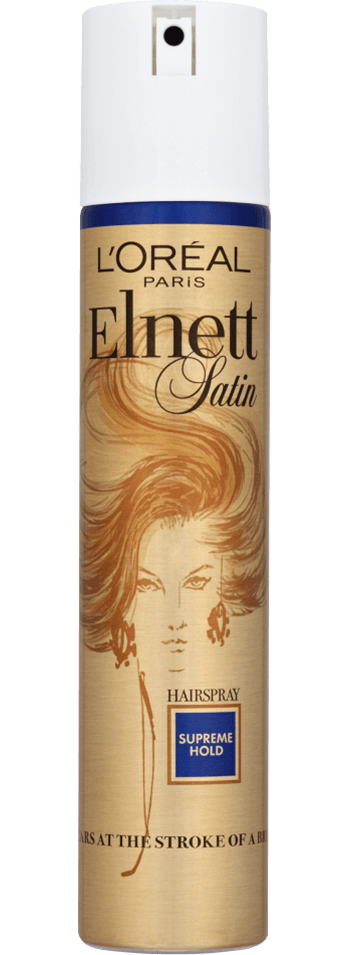 L’Oréal Paris Elnett Satin Supreme Hold Hair Spray-(Dark Blue)