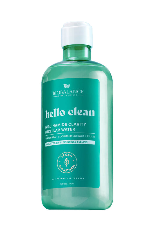 Hello Clean Niacinamide Clarity Micellar Water 500 ml