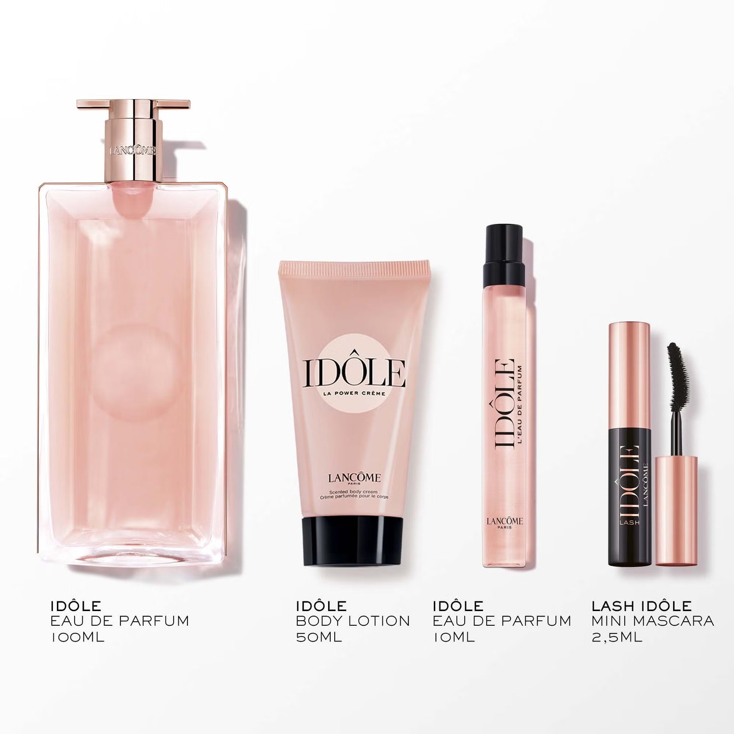 Lancôme – Idôle Femme Coffret Eau de Parfum 100 ml + 10 ml + Mascara + Body Lotion 50 ml