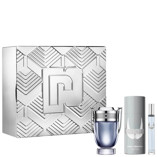 Paco Rabanne - Invictus Homme Eau de Toilette Coffret 100 ml + 10 ml + Deodorant 150 ml