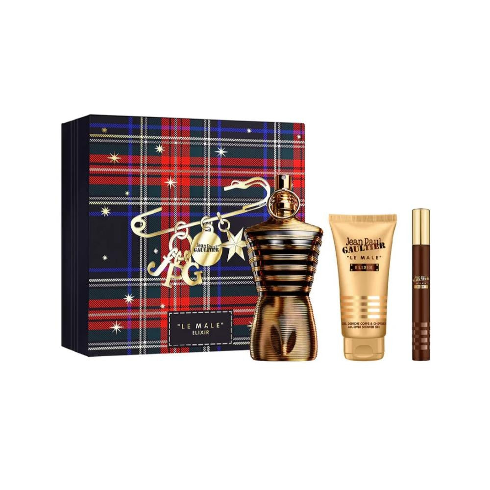 Jean Paul Gaultier – Le Male Elixir Parfum Homme Coffret 125 ml + 10 ml + Shower Gel 75 ml  I prefer this response