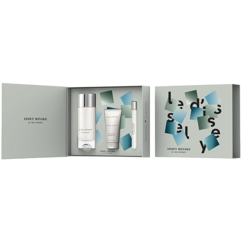 Issey Miyake - Le Sel D’Issey Homme Eau de Toilette Coffret 100 ml + 10 ml + Shower Gel 50 ml