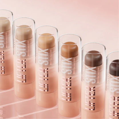 Maybelline New York Lifter Stix Multi-Use Face Stick - Contour, Bronzer, Concealer and Foundation Stick, All-In-One Creamy Face Makeup - Belle à Merveille