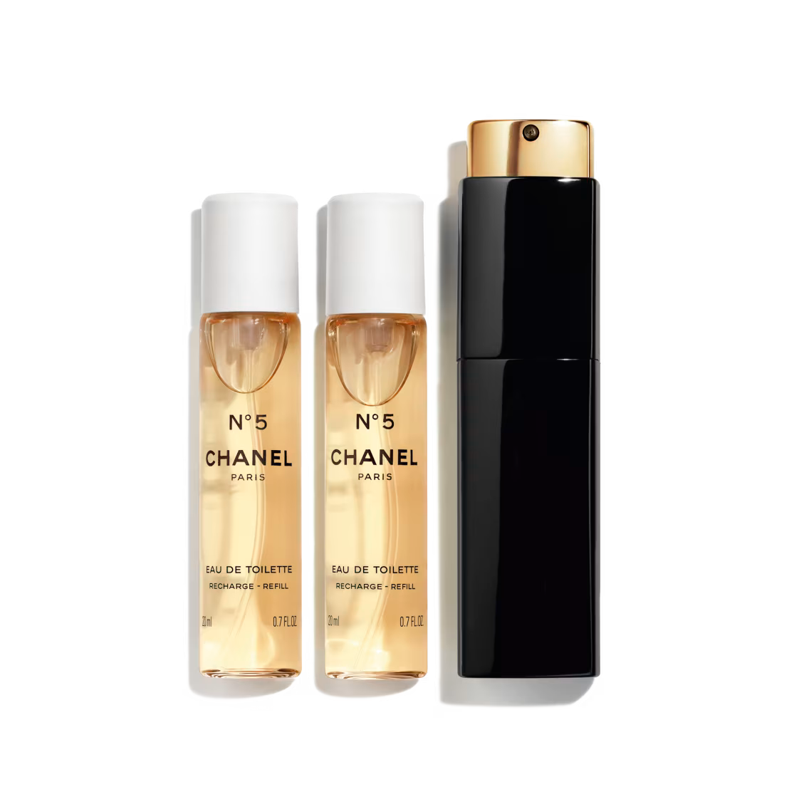 Chanel - No.5 Eau De Toilette Purse Spray Refill 3 x 20ML