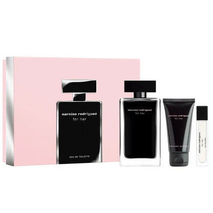 Narciso Rodriguez - For Her Femme Eau de Toilette 100 ml + 10 ml + Body Lotion 50 ml