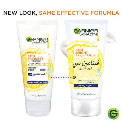 Garnier Fast Bright Vitamin C Brightening Night Cream - Belle à Merveille