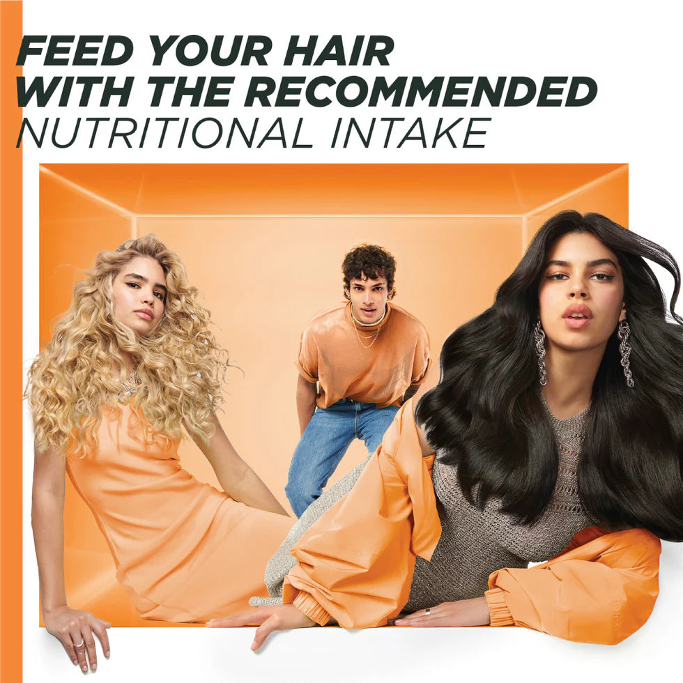 Garnier Ultra Doux Papaya Vegan Hair Food 3in1 Mask for damaged hair, Boosted with Vitamins C, E & F 390ml - Belle à Merveille