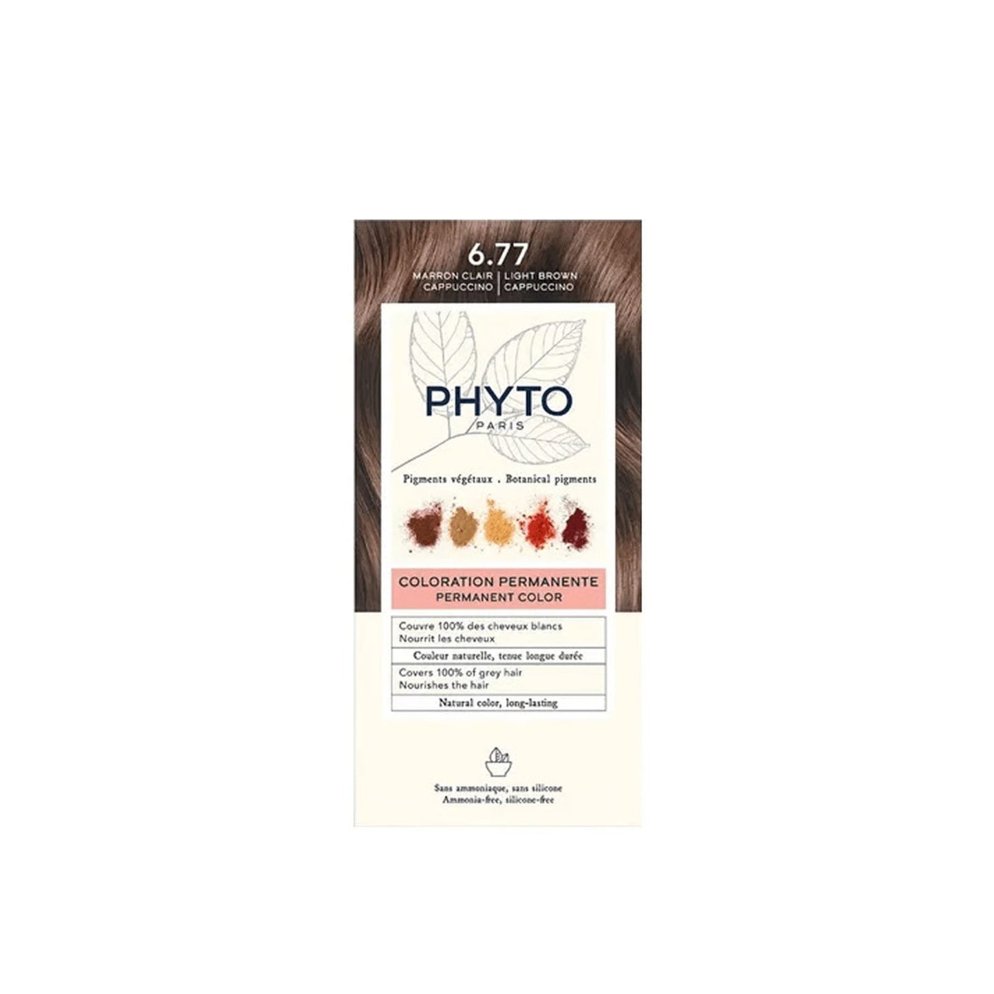 Phytocolor 6.77 Light Brown Cappuccino