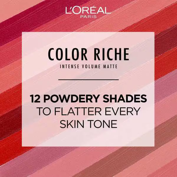L'Oréal Paris Color Riche Intense Volume Matte lipstick 482 Mauve Indomptable