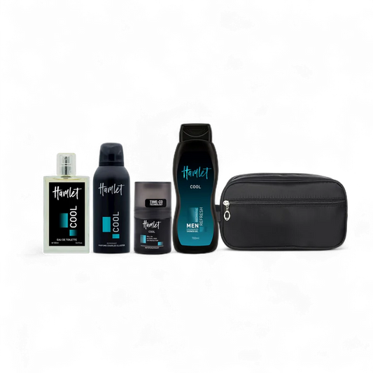 Hamlet – Cool Pouch Eau de Toilette Set 100 ml + Shower Gel + Deodorant Spray + Roll-On