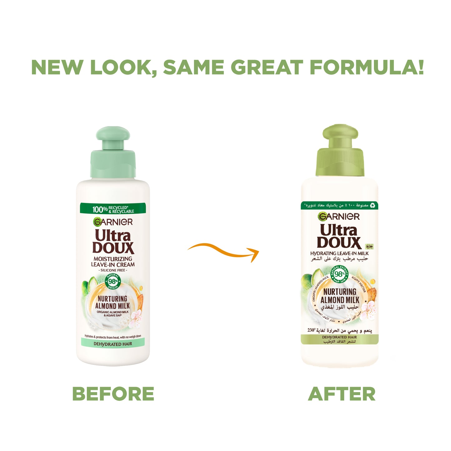 Ultra Doux Almond Milk Leave In - Belle à Merveille