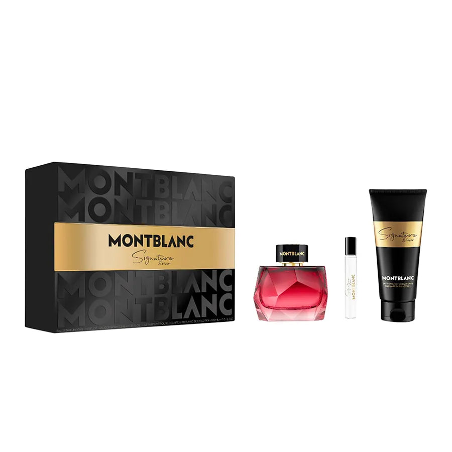 Montblanc – Signature Elixir Femme Coffret Eau de Parfum 90 ml + 7.5 ml + Body Lotion 100 ml