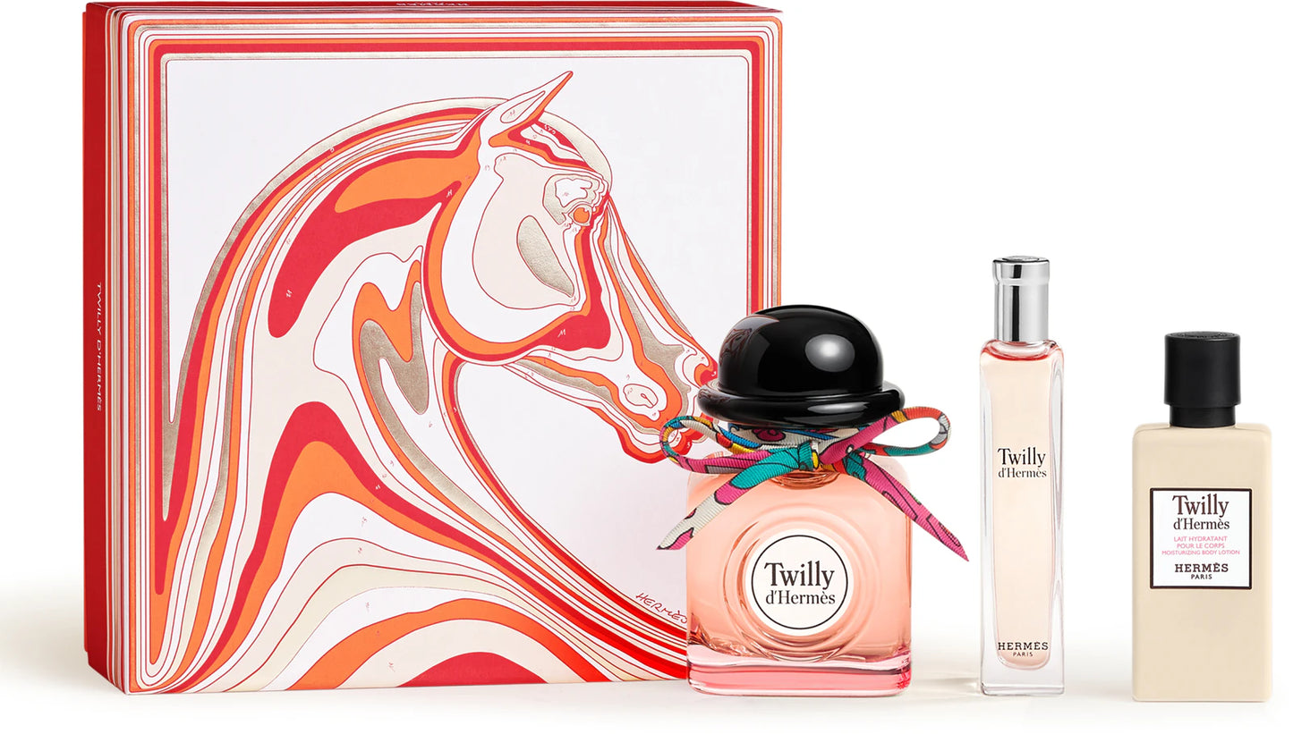Hermès – Twilly d’Hermès Eau de Parfum Set for Women 85 ml + 15 ml + 40 ml Body Lotion