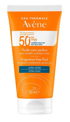 Fragrance Free Fluid Sunscreen spf 50