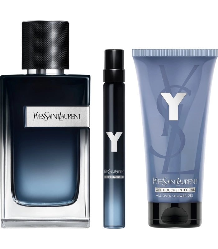 Yves Saint Laurent- Y Homme Eau de Parfum Coffret 100 ml + 10 ml + Shower Gel 50 ml