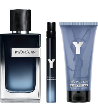 Yves Saint Laurent- Y Homme Eau de Parfum Coffret 100 ml + 10 ml + Shower Gel 50 ml